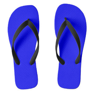 Blue  (solid colour)   flip flops