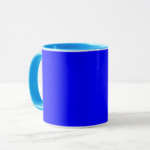 Blue  (solid colour)   mug