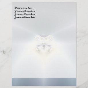 Blue Space Custom Letterhead