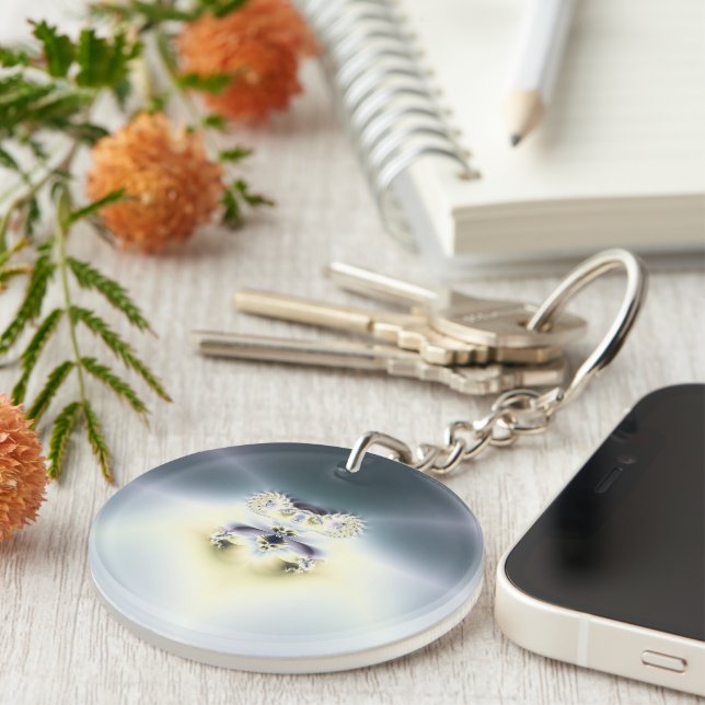 Blue Space Key Ring (Front Right)