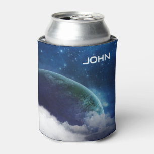 Blue Space Planet Personalised Can Cooler