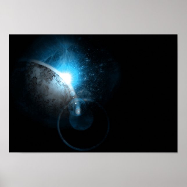 Blue space poster (Front)