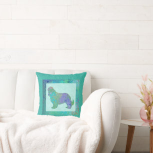 Blue Spaniel Cushion