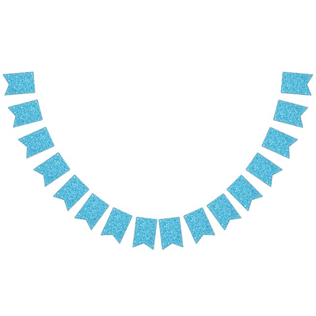 Blue Sparkle Bunting Flags (All)