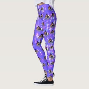 Blue Sparkle Guinea Pigs, Leggings