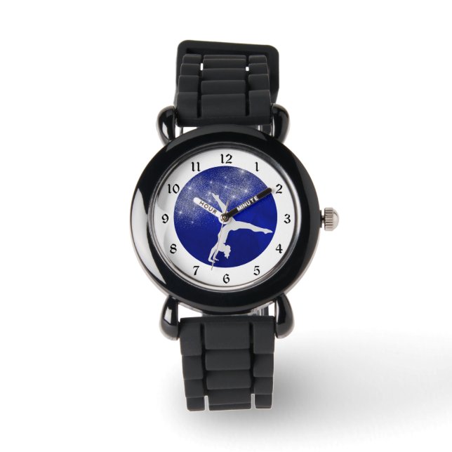 Blue Sparkle Gymnast Watch (Front)