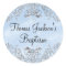 Blue Sparkle Jewel Baptism Sticker