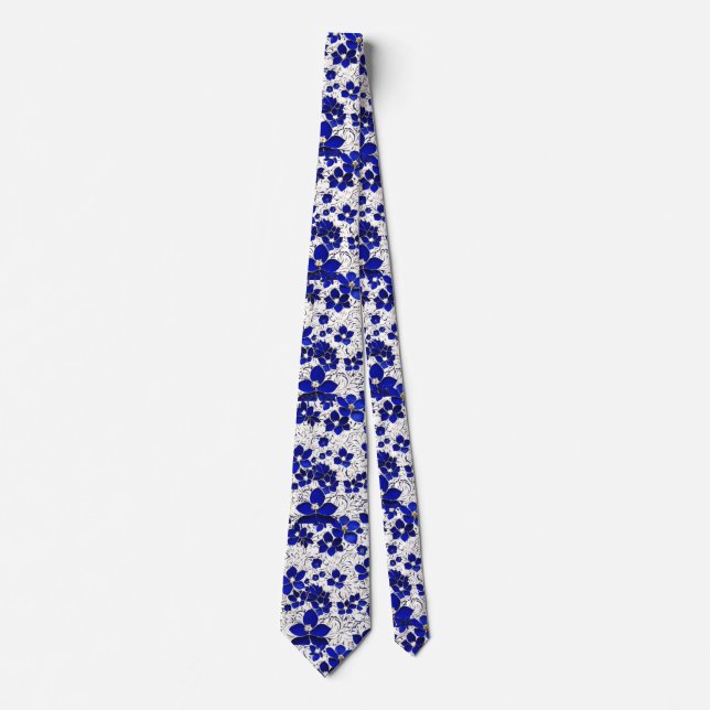 Blue sparkle Tie (Front)