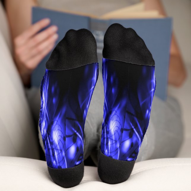 Blue Sparkling Lights Socks (Bottom)