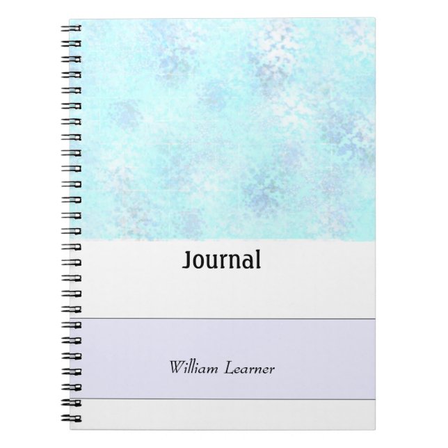 Blue Spatter Personal Journal (Front)