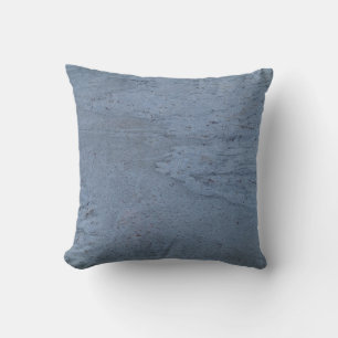 Blue Speckled Marble Textured Pillow