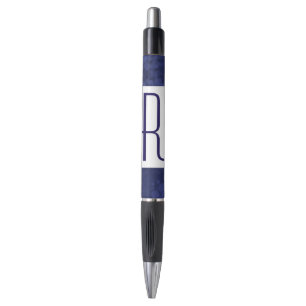 Blue Speckled Monogram