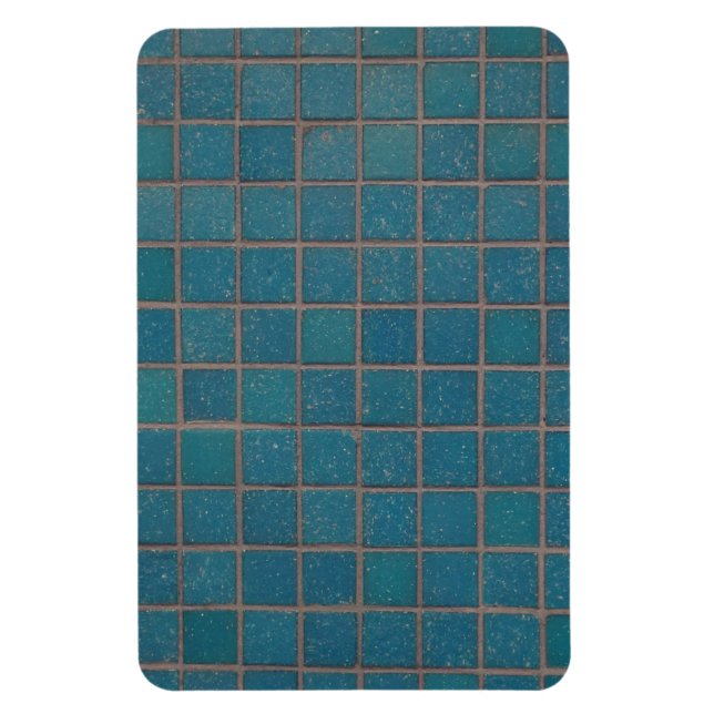 blue speckled tiles magnet (Vertical)