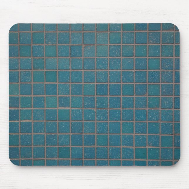 blue speckled tiles mouse mat (Front)