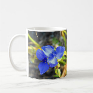 Blue Spiderwort Flower Mug