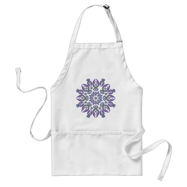 Blue Spikes Standard Apron (Front)