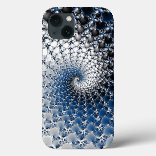 Blue Spiral Case-Mate iPhone Case (Back)