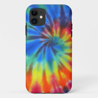 Blue Spiral Tie-Dye Case-Mate iPhone 5 11 Case