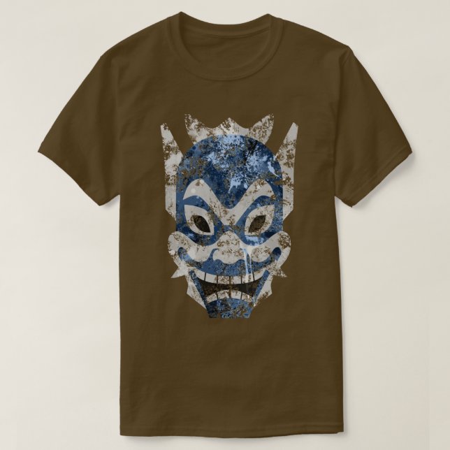 Blue Spirit Splatter T-Shirt (Design Front)