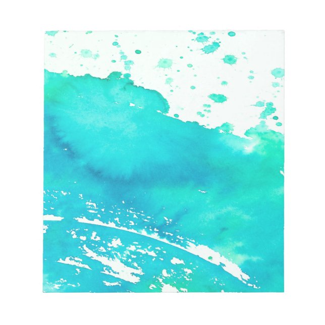 blue splash notepad (Front)