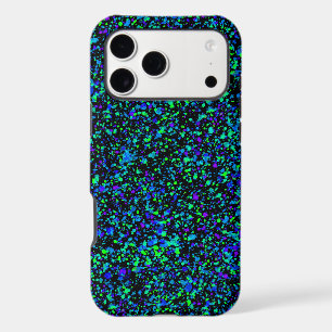 Blue Splatter - iPhone (16 Pro Max) Case