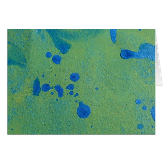 Blue Splatters (Front Horizontal)