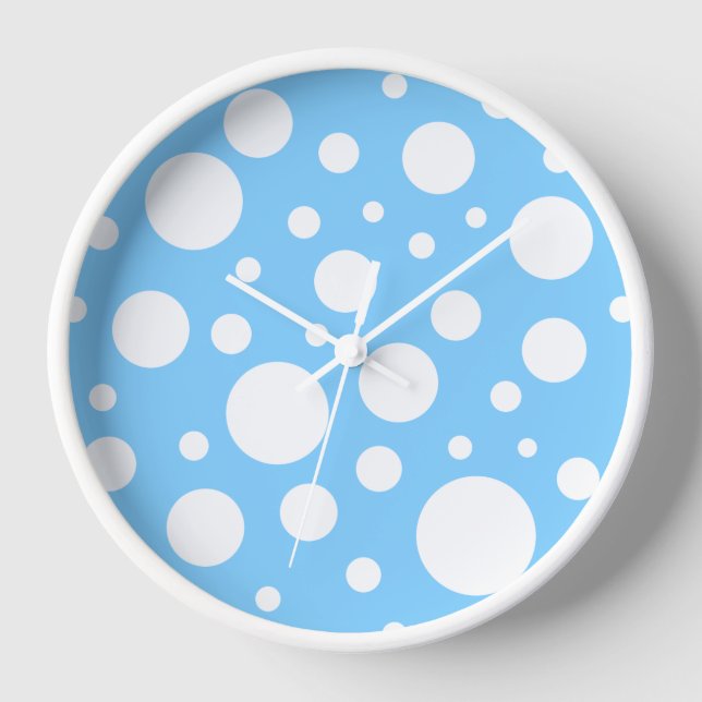 Blue Spots Clock (Front)