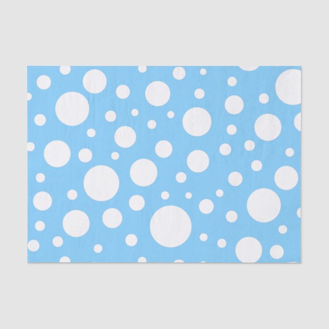 Blue Spots Tissue Paper (Front)