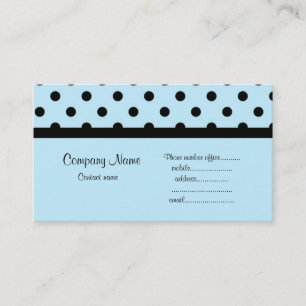 BLUE SPOTTED BUSINESS CARD