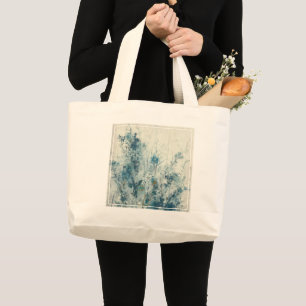 Blue Spring Large Tote Bag