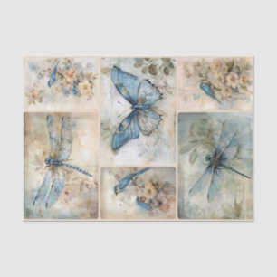 Blue Spring Tissue Paper