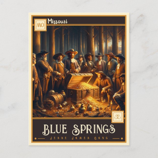 Blue Springs, Missouri | Vintage Postcard (Front)