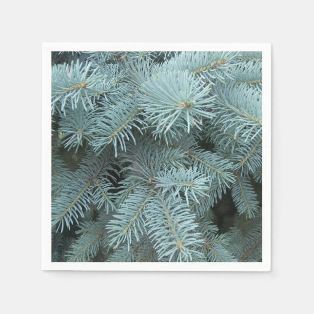 Blue spruce grey green  napkin (Front)