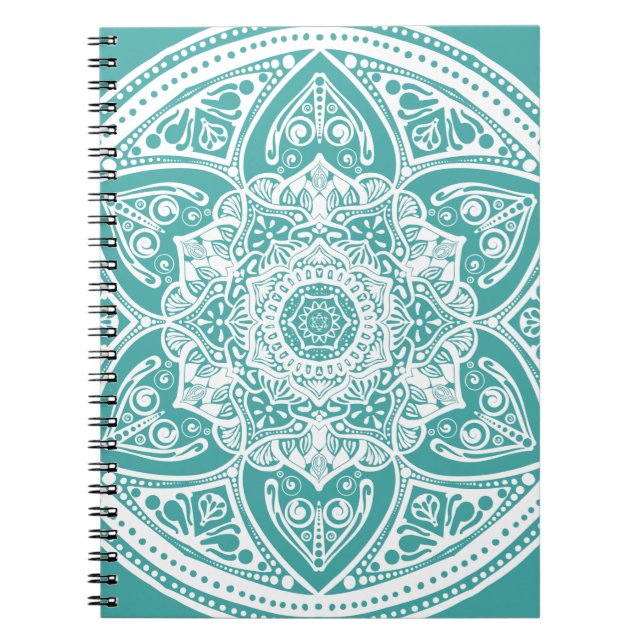 Blue Spruce Mandala Notebook (Front)