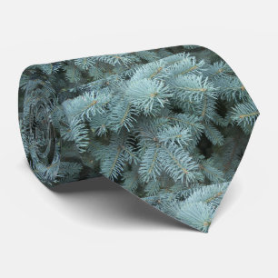 Blue spruce necktie