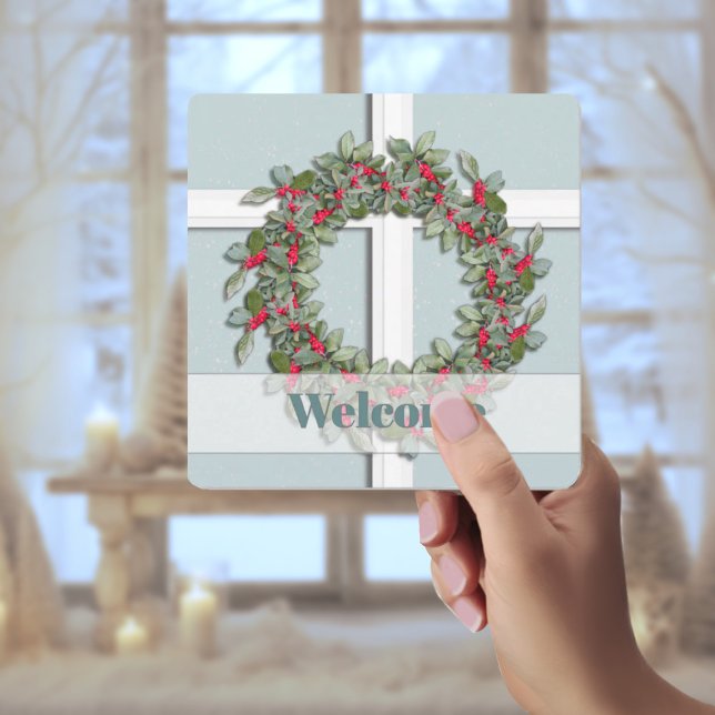 Blue Spruce Window to Winter Invitation (Creator Uploaded)