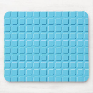 Blue Squares Mouse Mat