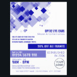 Blue Squares, Optician, Technical Practitioner Flyer<br><div class="desc">Blue Squares,  Optician,  Technical Practitioner Advertising Flyers By The Business Card Store.</div>