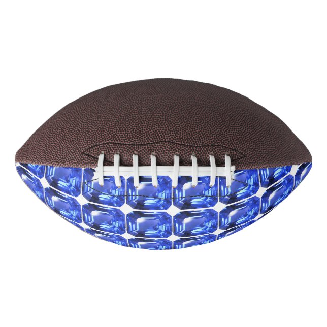 Blue Squarish Pattern American Football (Front)