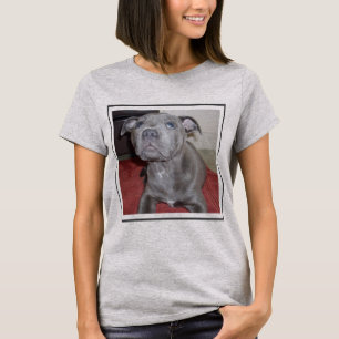 Blue Staffordshire Bull Terrier Puppy, T-Shirt