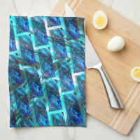 Blue stained grazed, grate or leaning brick effect