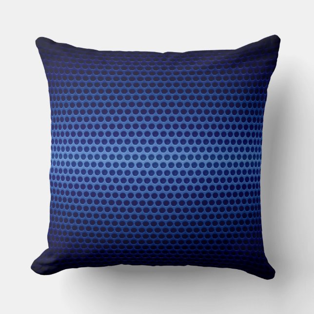 Blue Stainless Steel Hole Metal Cushion (Front)
