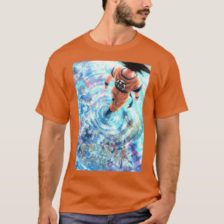 Blue Stand Here Drangon Ball Z T-Shirt