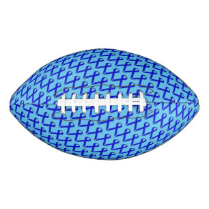 Blue Standard Ribbon by Kenneth Yoncich American Football