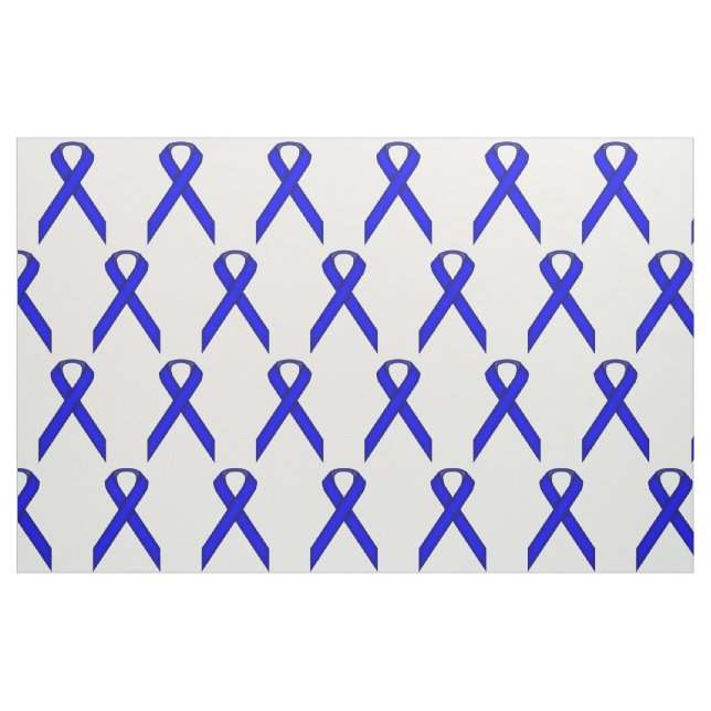 Blue Standard Ribbon by Kenneth Yoncich Fabric (Fat Quarter)