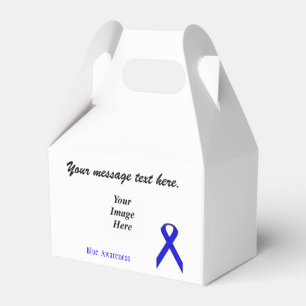 Blue Standard Ribbon Template by Kenneth Yoncich Favour Box