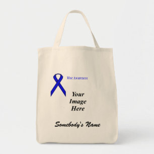 Blue Standard Ribbon Template by Kenneth Yoncich Tote Bag