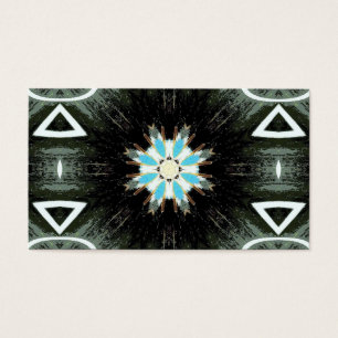 blue star-burst geometric