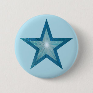 Blue Star button pale blue