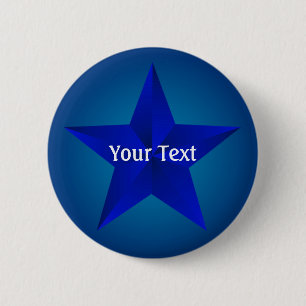 Blue Star Custom Button